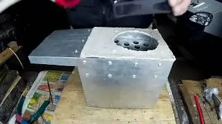 теплообменник (самоделка) для палатки