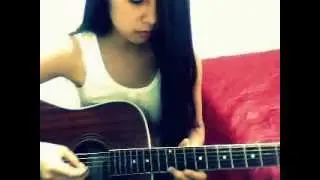 Girl playing guitar
