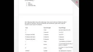 SAP ABAP   Data Types