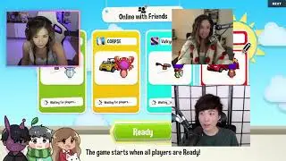 sykkuno's poki and Valkyrae's pov when Congrats to Corpse For 1 Million subs on first day