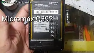Micromax Q392 Frp Bypass 100% without PC and OTG presenting by Islamic world and mobile technology