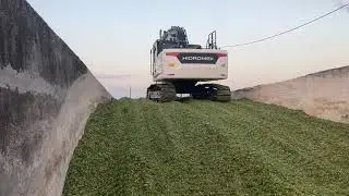 Hidromek 230lc Ekskavatör İle Slaj İstifliyor Ustamız