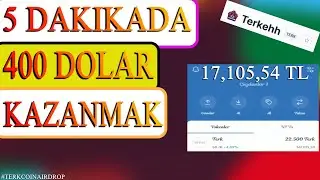 5 DAKİKADA 💲400💲 DOLAR KAZAN ! TERK COİN AİRDROP / İNTERNETTEN PARA KAZANMA 2022