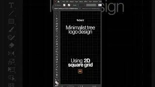 Use square grids for simplicity✅ Subscribe for more Logo Grid Tutorials ✨#logo #logodesign #logogrid