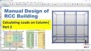 Calculating Load Distribution on Column | Manual Design of a RCC Building | Part 2