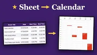 How to Add Google Sheets™ Events to Google Calendar™: Free One-Click Sync