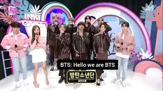 BTS interview [ Eng Sub] on SBS Inkigayo 20200301