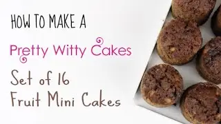 Pretty Witty Mini Cakes