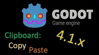 How to get and set the clipboard content in Godot 4.1.x