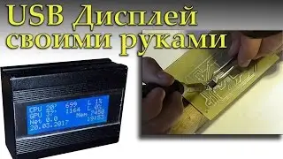 USB Дисплей в корпусе. Процесс изготовления.