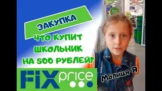 ЧТО КУПИТ ШКОЛЬНИК НА 500 РУБЛЕЙ / Fix Price покупки