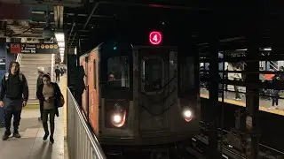 R142 (4) Train w/ New York Lottery Wrap @ 14th Street-Union Square