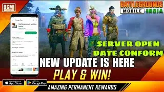 BGMI NEW UPDATE IS HERE FOR IOS / ANDROID & CONFIRM SERVER ONLINE DATE ( BGMI ) PLAYSTORE
