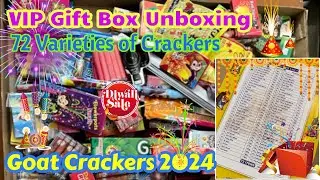 Sivakasi Crackers Gift Box Unboxing | VIP Gift Box | GOAT Crackers #sivakasi #crackers