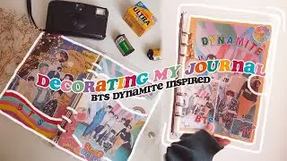 Decorating my 6 ring binder + BTS Dynamite inspired | jmarylinj