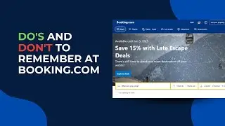 Booking.com Tutorial For Host: Complete Guide How To Set Up Your Facilities, Amenities & Rate Plans