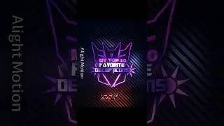 My Top 10 Favorite Decepticons //🎵Killer - Maurex🎵// #transformrs #edit