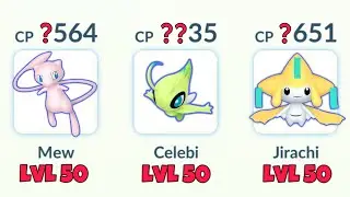 LeveL 50 (Kanto, Johto, Hoenn) Mythical Team in Pokemon GO.