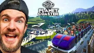 UN PARC D'ATTRACTION DANS LES ALPES ! 🏔️ - Planet Coaster