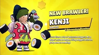 WHAAT!!!😍NEW BRAWLER KENJI IS HERE!!!🎁|FREE GIFTS Brawl Stars