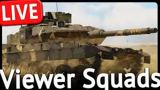 🔴 Top Tier Suffering + Low Tier (Viewer Squads) (War Thunder)