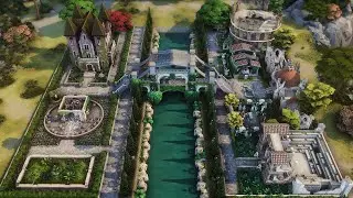 Gothic Wedding Venue / Forgotten Town Collab With Booled Sim | Sims 4 