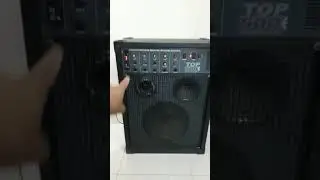 Caixa de som ar livre com bluetooth.