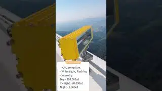 Group obstruction lighting of onshore wind turbine generators #windfarm #aircraftwarninglight