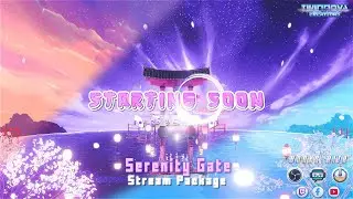 Twitch Japanese Overlay Pack | Serenity Gate | Download Link 2024