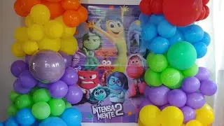 Decoración de Intensamente2 Paso a paso!! #tutorialdeglobos #decolandia159  #intensamente2
