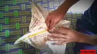 इस पेपर को हवा में कैसे उड़ाये || How to make amazing video on paper