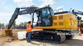 John Deere 160 P-Tier Midsize Hydraulic Excavator Demonstration at Utility Expo 2023