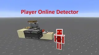 Minecraft Player Online Detector Tutorial | DerRotstein