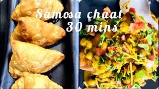 How to make samosa chaat ।recipe of samosa | samosa at home in 30 mins