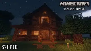 Minecraft Tornado Survival (Localized Weather Mod) S7Ep10: Railway