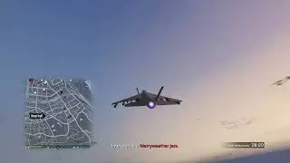 Tryhard fails miserably to kill me with a jet in GTA Online