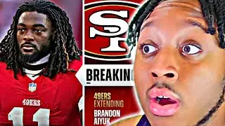 Brandon Aiyuk Agrees to A 4-year, $120M Extension With The 49ers (RAVENS FAN REACTION)
