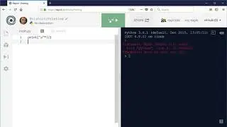 Python 3 - Using Print() and Input()