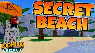 How To Access The SECRET BEACH In LOOMIAN LEGACY! (and fish there!)