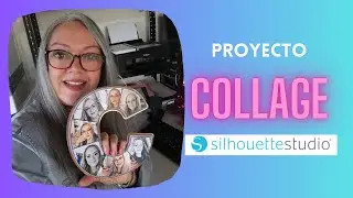 Collage en Letras en Silhouette Studio.  IDEA GENIAL