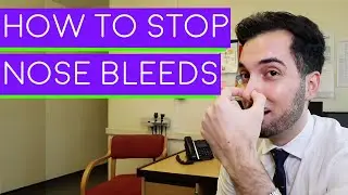 How To Stop A Nosebleed