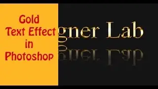 How To Create Golden Text Effect in Photoshop