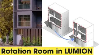 Rotating Room animation | Revit and Lumion