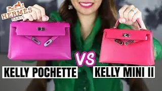 HERMES KELLY MINI II VS KELLY POCHETTE - In Depth Comparison | Mel in Melbourne