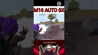 bgmi OMG smoke 😱 M16 AUTO   REDDOT  Headshot video ❤ 