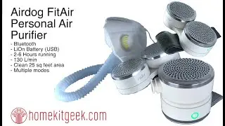 AirDog Fitair Personal Air Purifier Unboxing and Review