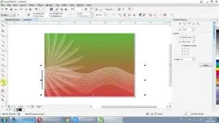 How To Draw Simple Wallpaper With Corel Draw X7