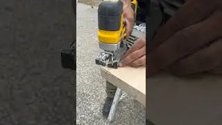 Perfect rounded corners using a router. 