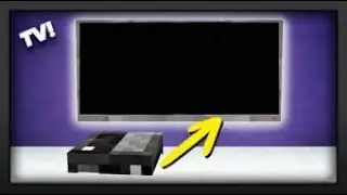 How to make a Flat Screen TV in Minecraft