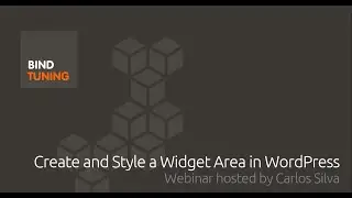 Create and style a widget area in WordPress